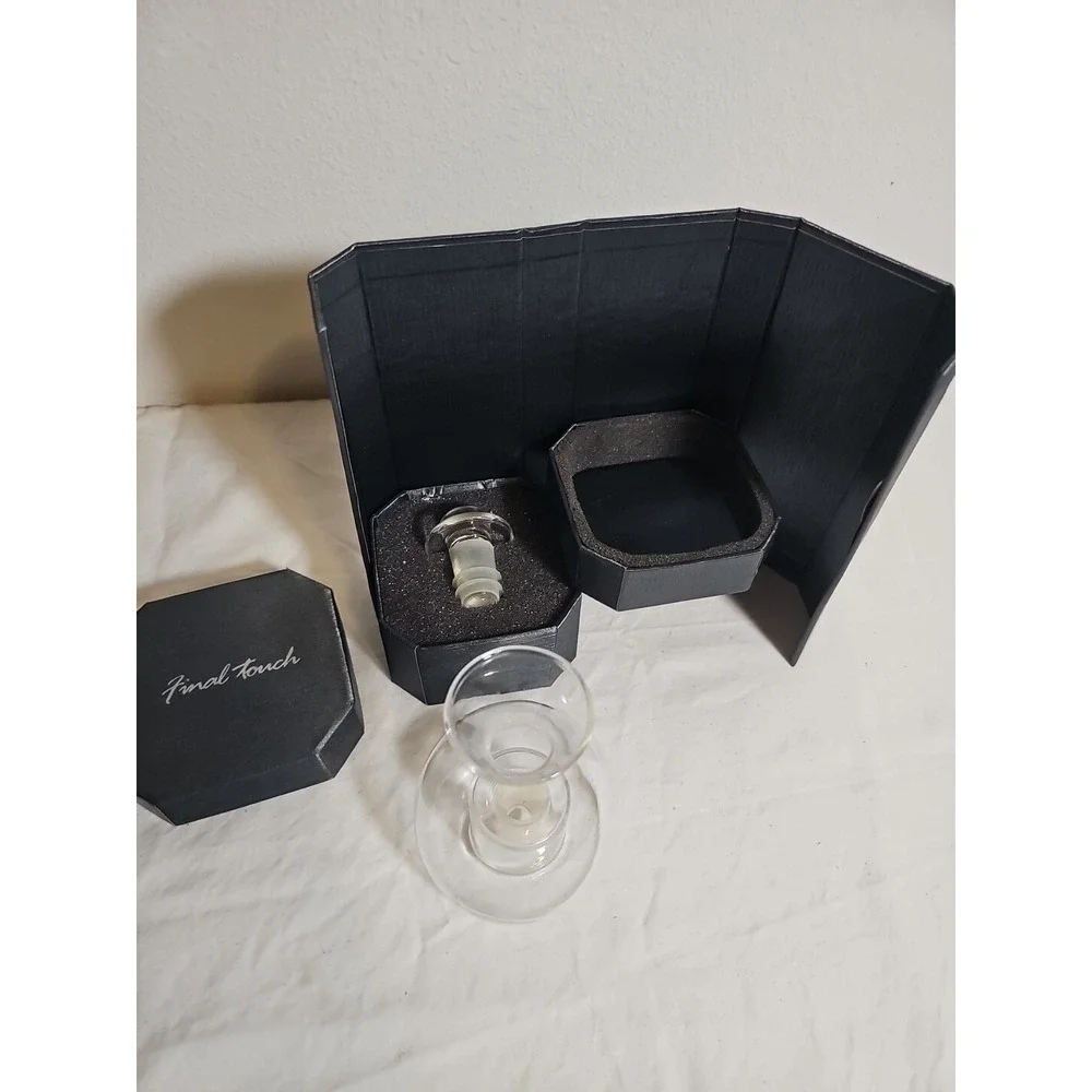 Final Touch Clear Wine Flavor and Scent Glass‎ Enhancer or Aeruteur De Vin NEW